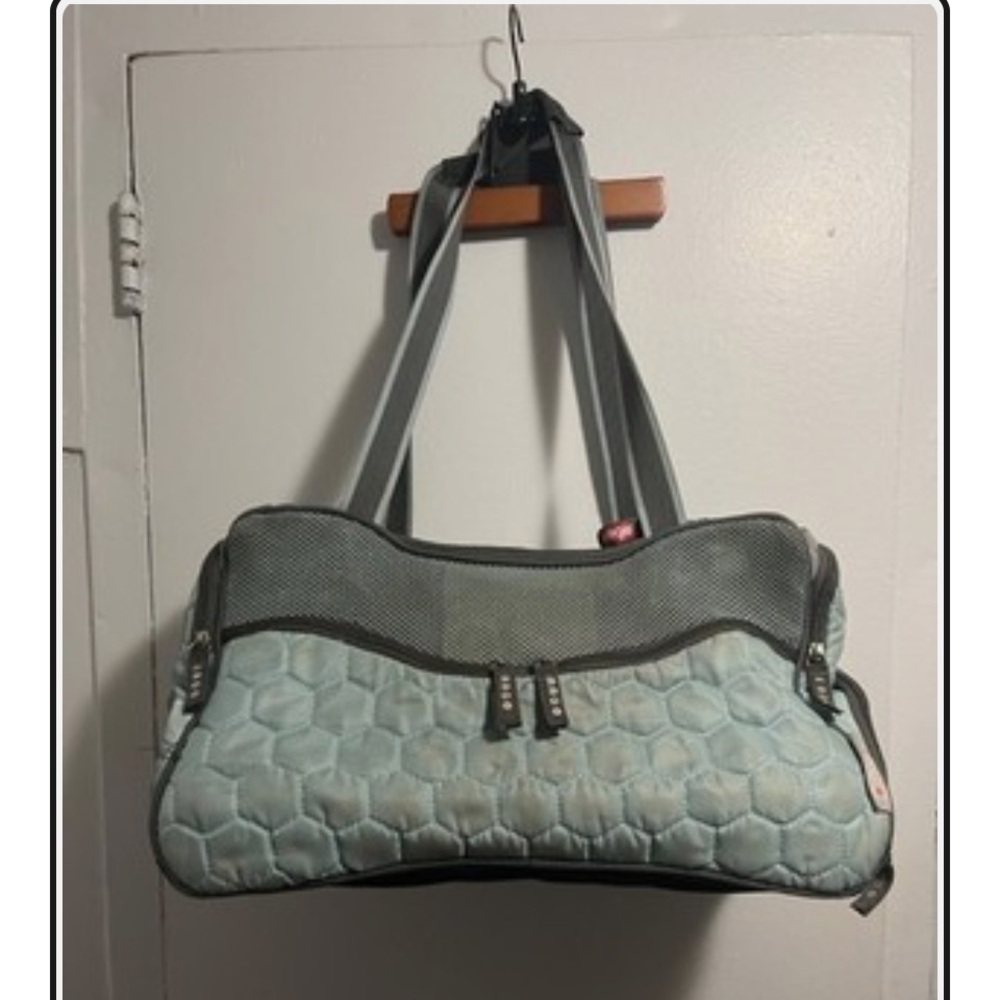 ARGO/Stylish Gray Quilted pet carrier